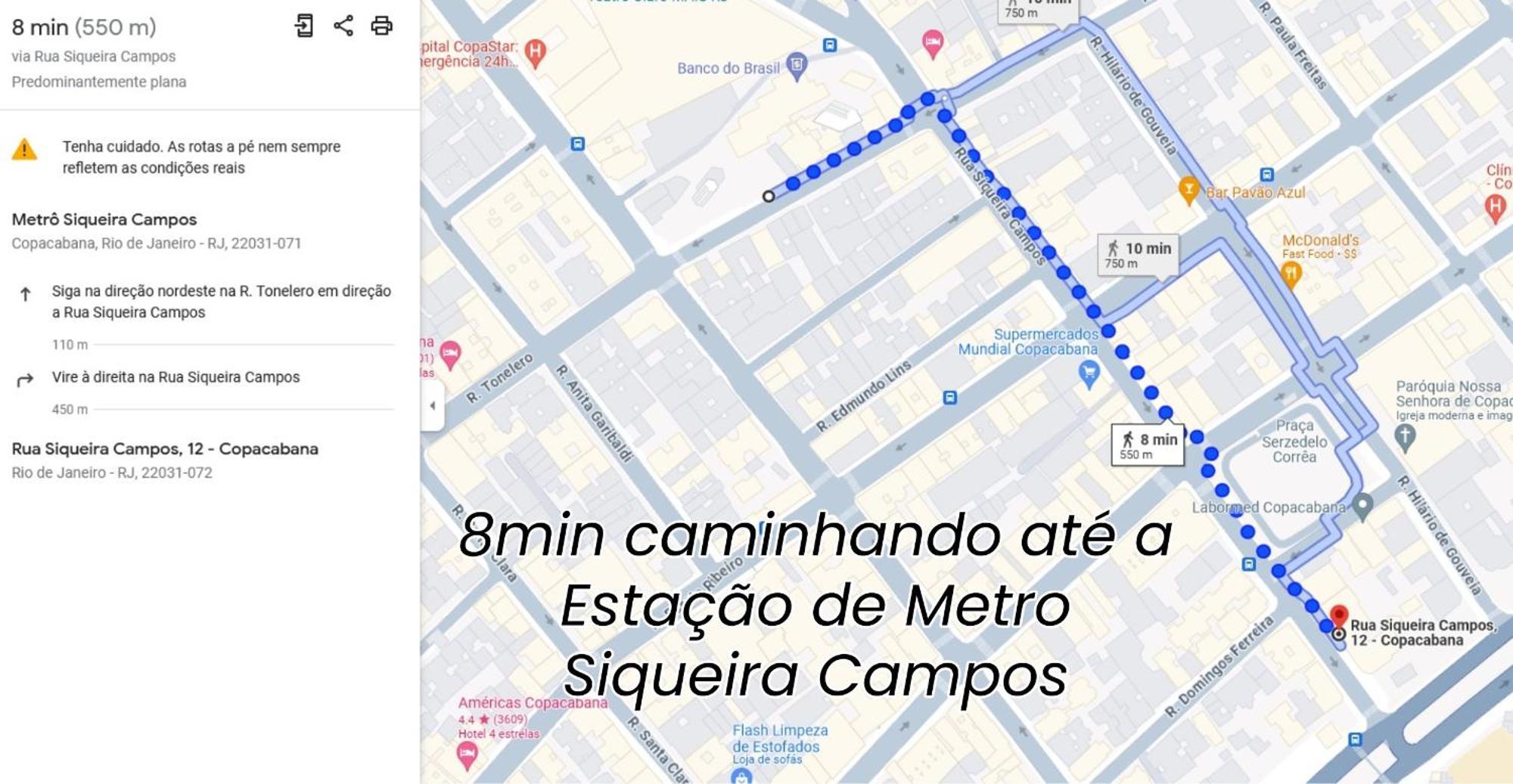 ריו דה ז'ניירו Excelente Apartamento A 1Min Da Praia De Copacabana מראה חיצוני תמונה