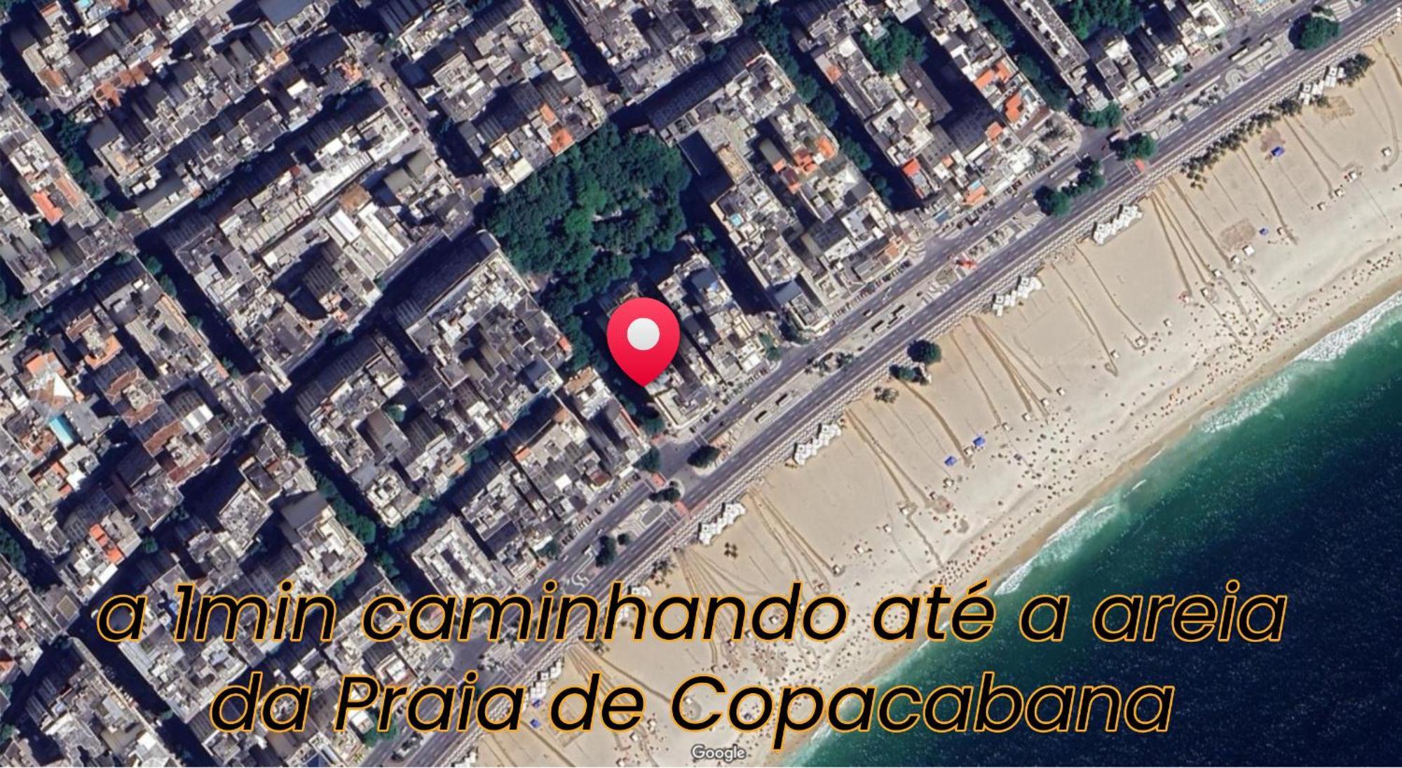 ריו דה ז'ניירו Excelente Apartamento A 1Min Da Praia De Copacabana מראה חיצוני תמונה
